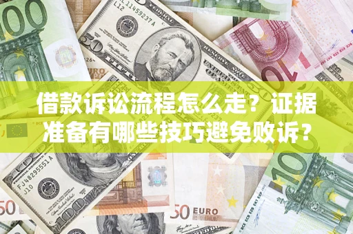 北京借款诉讼流程怎么走？证据准备有哪些技巧避免败诉？