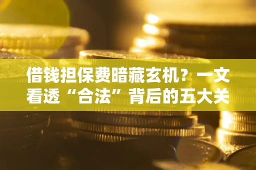 北京借钱担保费暗藏玄机？一文看透“合法”背后的五大关键陷阱