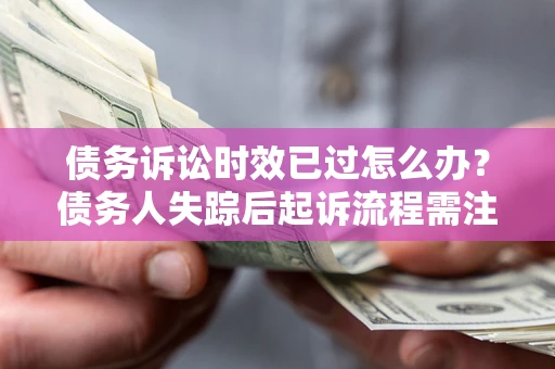 北京债务诉讼时效已过怎么办？债务人失踪后起诉流程需注意什么？