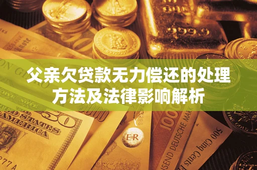 北京父亲欠贷款无力偿还的处理方法及法律影响解析
