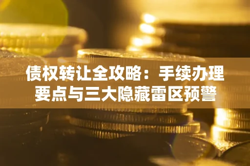 北京债权转让全攻略：手续办理要点与三大隐藏雷区预警