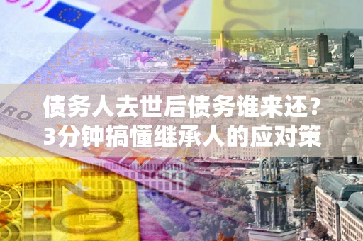 北京债务人去世后债务谁来还？3分钟搞懂继承人的应对策略