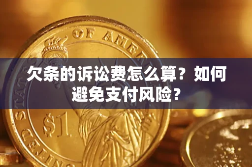 北京欠条的诉讼费怎么算？如何避免支付风险？