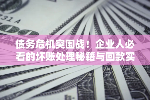 北京债务危机突围战！企业人必看的坏账处理秘籍与回款实战指南