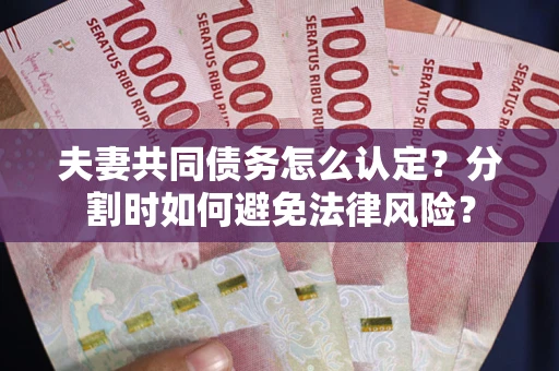 北京夫妻共同债务怎么认定？分割时如何避免法律风险？